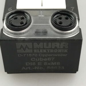 MURR ELEKTRONIK E/A Erweiterungsmodul Cube67 DI8 E 8xM8 56623 GEB