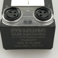 MURR ELEKTRONIK E/A Erweiterungsmodul Cube67 DI8 E 8xM8 56623 GEB