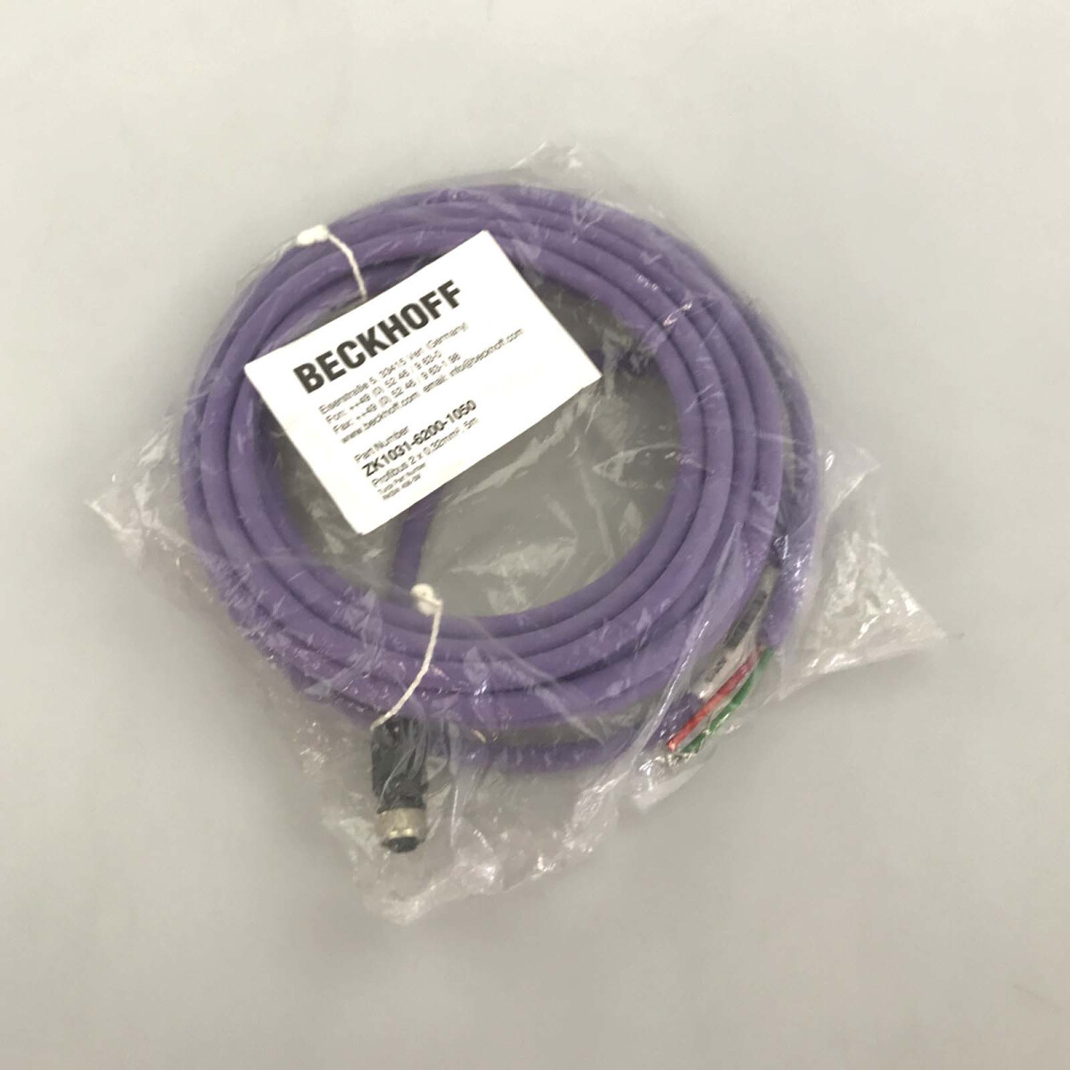 Beckhoff PROFIBUS-Leitung ZK1031-6200-1050 5m OVP
