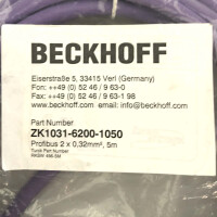 Beckhoff PROFIBUS-Leitung ZK1031-6200-1050 5m OVP