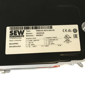SEW EURODRIVE Feldumrichter PHC21A-A022M1-E31A-00 + Anschaltbox PZM2xA-A075-D02-00 GEB