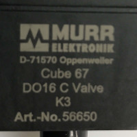 MURR ELEKTRONIK Kompaktmodul Cube67 DO16 C Valve K3 56650 OVP