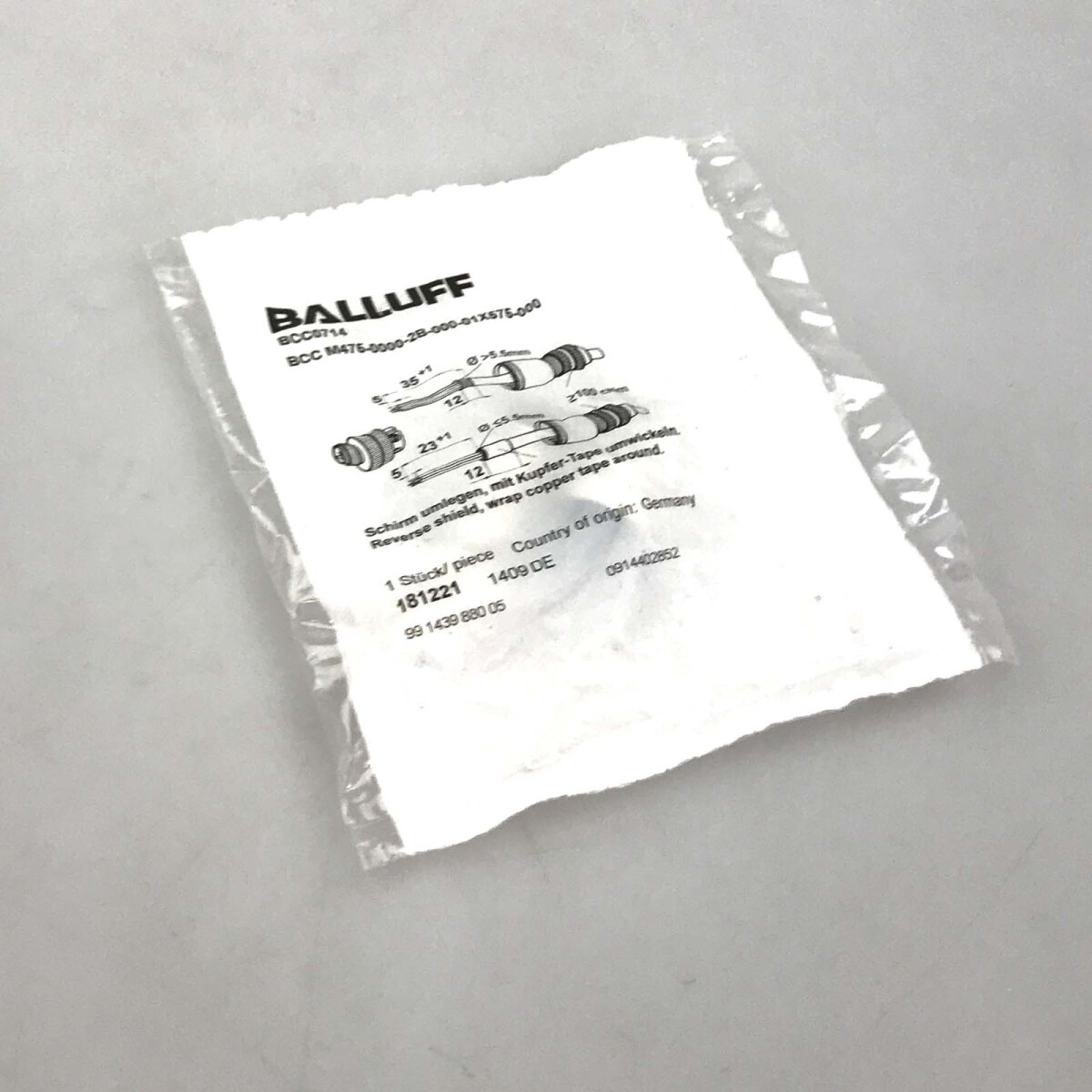 Balluff Steckverbinder BCC0714 BCC M475-0000-2B-000-01X575-0