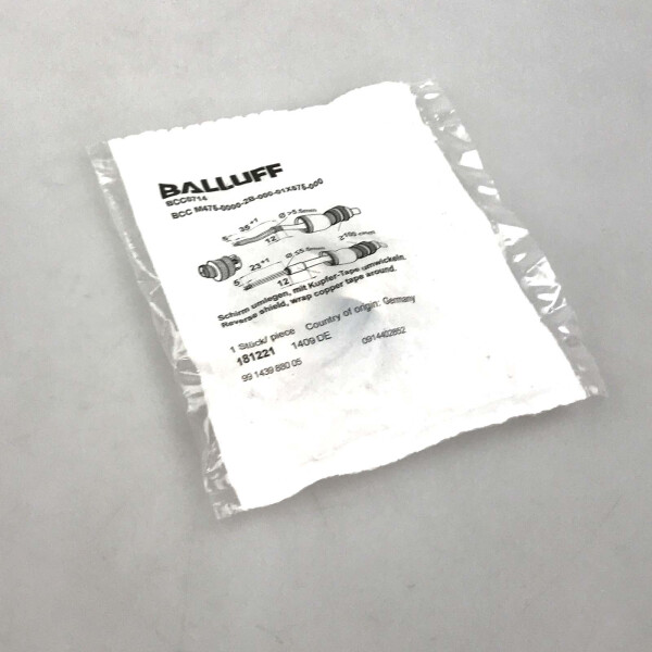 Balluff Steckverbinder BCC0714 BCC M475-0000-2B-000-01X575-000 OVP