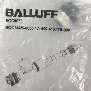 Balluff Steckverbinder BCC06Z9 BCC M435-0000-1A-000-41X475-000 (3Stk.) OVP