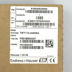 Endress+Hauser Hutschienen-Temperaturtransmitter TMT112-A4WBA (2Stk.) OVP