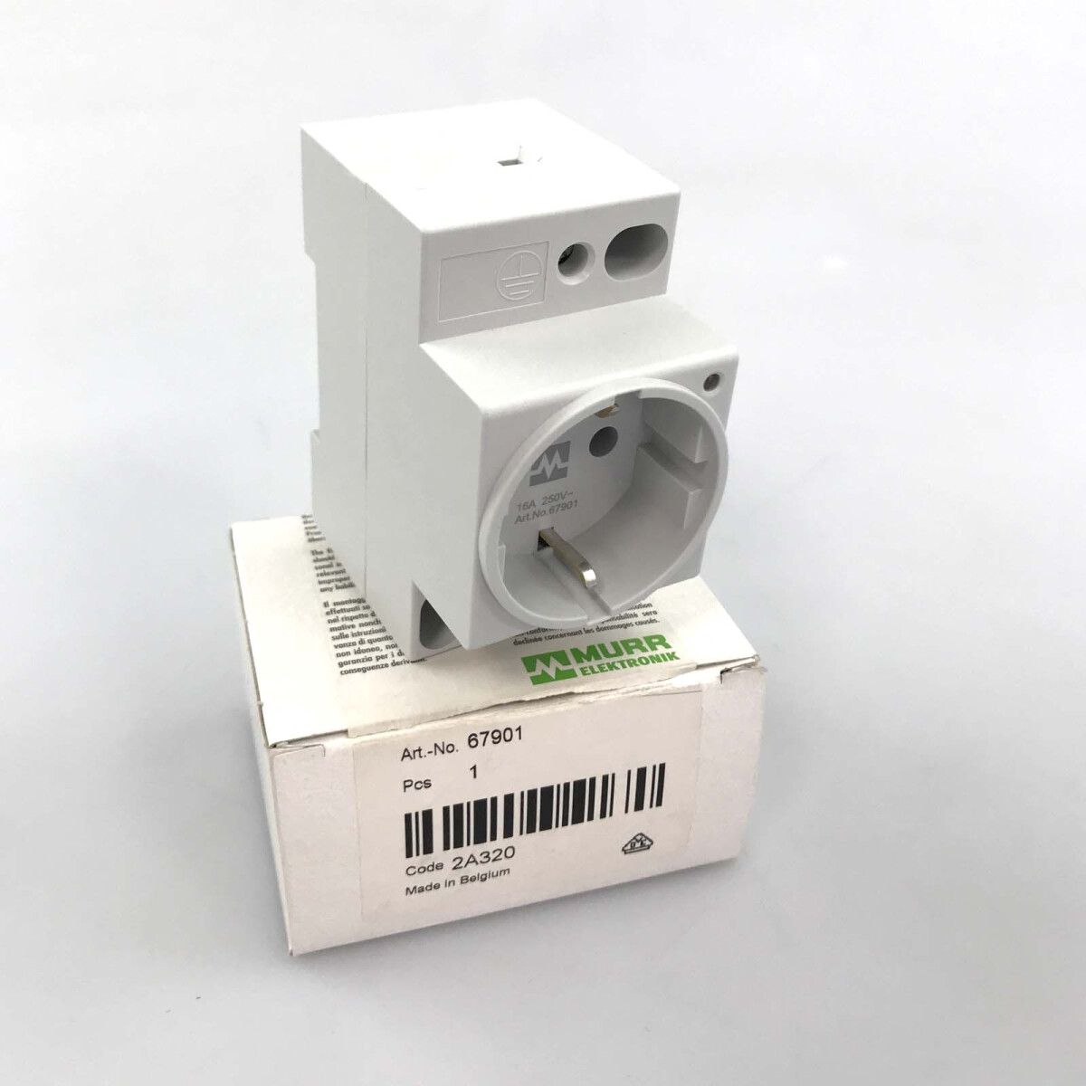 MURR ELEKTRONIK MSVD Steckdose Tragschiene 67901 250V OVP