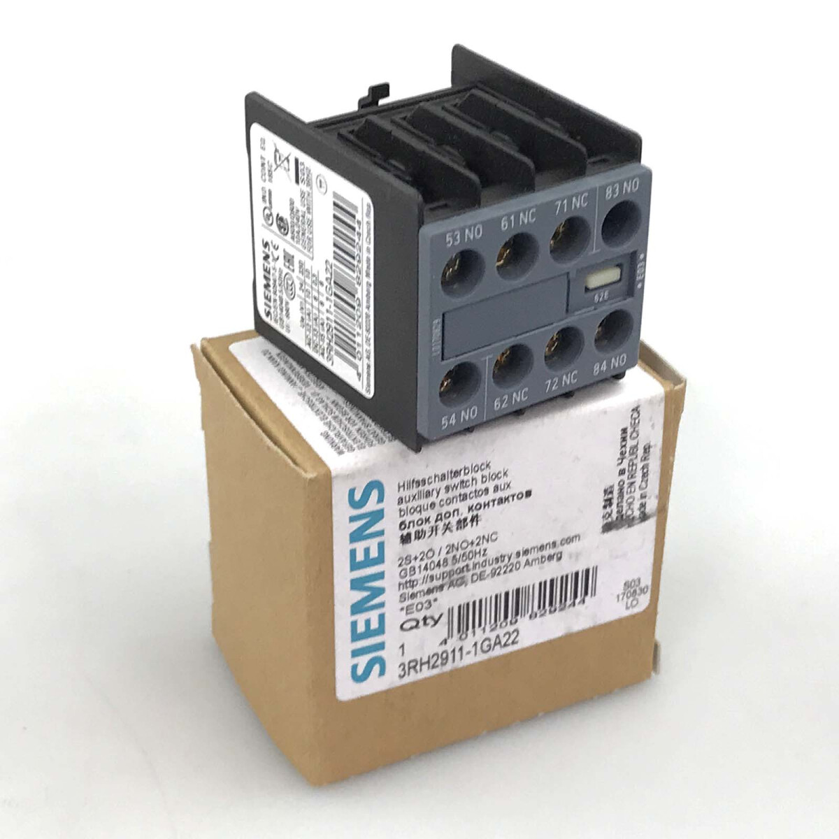 Siemens Hilfsschalter 3RH2911-1GA22 OVP