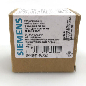 Siemens Hilfsschalter 3RH2911-1GA22 OVP