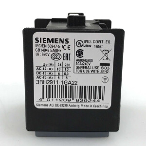 Siemens Hilfsschalter 3RH2911-1GA22 OVP