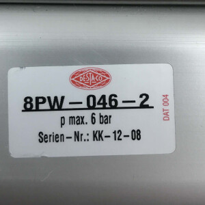Destaco Kraftspannzylinder 82M-103040C8 6bar GEB