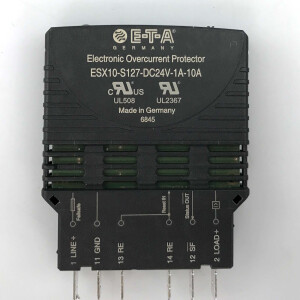 E-T-A Elektronischer Sicherungsautomat ESX10-S127-DC24V-1A-10A (2Stk.) OVP