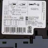 Siemens Leistungsschalter 3RV2011-0JA20 GEB