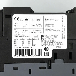 Siemens Leistungsschalter 3RV2021-1DA20 GEB
