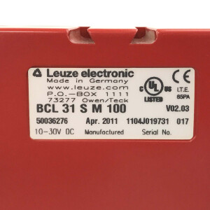 Leuze Barcodeleser BCL 31 S M 100 50036276 GEB