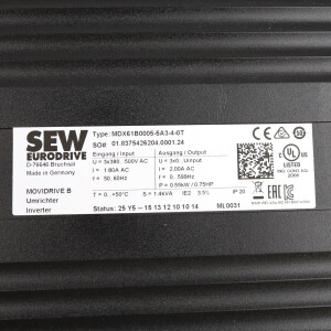 SEW Frequenzumrichter Movidrive MDX61B0005-5A3-4-0T GEB