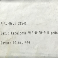 Pepperl+Fuchs Kabeldose V15-W-5M 21241 OVP