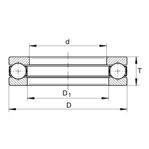 INA Axial-Rillenkugellager GT9 5915384 OVP