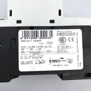 Siemens Leistungsschalter 3RV1011-1AA20 GEB