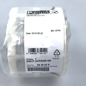 Phoenix Contact Kunststoffschild EMLP (22X22)R SR 0825528 OVP