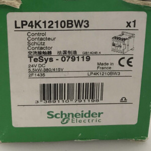 Schneider Electric Schütz LP4K1210BW3 079119 24VDC OVP