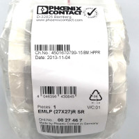 Phoenix Contact Kunststoffschild EMLP (27X27)R SR 0827467 OVP