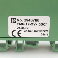 Phoenix Contact Solid-State-Relaismodul EMG 17-OV-5DC/24DC/2 2946780 NOV
