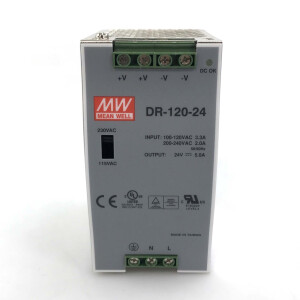 Mean Well Schaltnetzteil DR-120-24 24VDC GEB