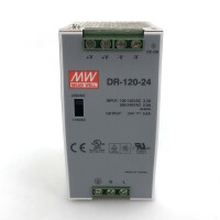 Mean Well Schaltnetzteil DR-120-24 24VDC GEB