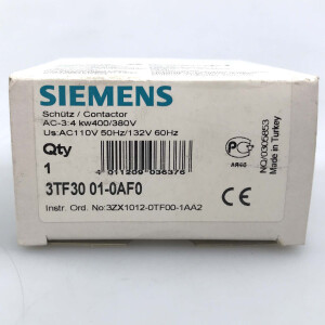 Siemens Schütz 3TF3001-0AF0 OVP
