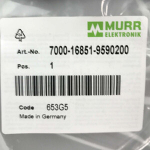 MURR ELEKTRONIK Verbindungskabel M16 Stecker einseitig 7000-16851-9590200 OVP