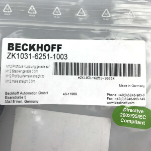 Beckhoff PROFIBUS-Leitung ZK1031-6251-1003 0,3m OVP