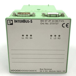 Phoenix Contact Interbus-S IBS ST ZF 24 BK-T-V3 2721727 GEB