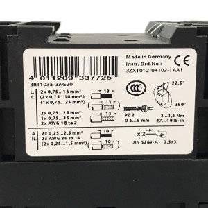 Siemens Schütz 3RT1035-3AG20 GEB