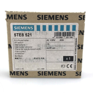 Siemens Ausschalter 5TE8521 OVP