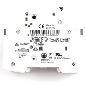 Siemens Leitungsschutzschalter 5SY6210-6 NOV
