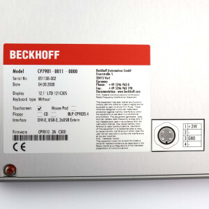 Beckhoff 12,1" Touch Control-Panel CP7901-0011-0000 NOV