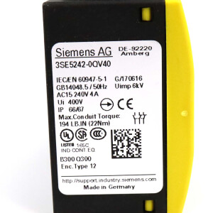Siemens Sicherheits-Positionsschalter 3SE5242-0QV40 OVP