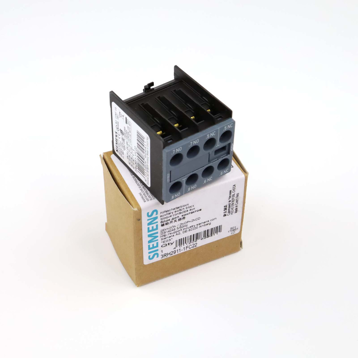 Siemens Hilfsschalter 3RH2911-1FC22 OVP