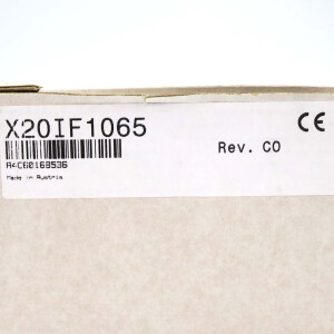 B&R X20 Schnittstellenmodul X20IF1065 Rev.C0 OVP