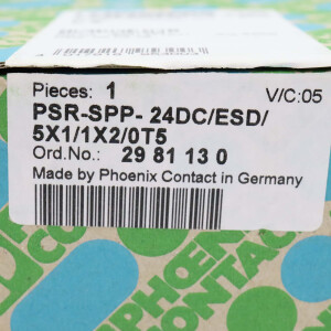 Phoenix Contact Sicherheitsrelais PSR-SPP-24DC/ESD/5X1/1X2/0T5 2981130 OVP