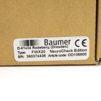 NeuroCheck/Baumer Industriekamera FWX20 OD106800 OVP