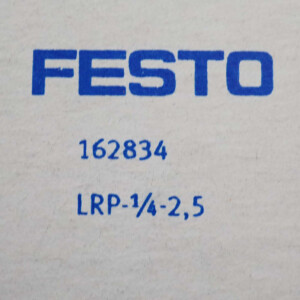 Festo Präzisions-Druckregelventil LRP-1/4-2,5 162834 OVP