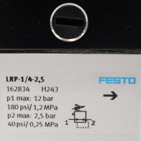 Festo Präzisions-Druckregelventil LRP-1/4-2,5 162834 OVP