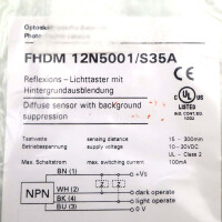 Baumer electric Reflexions-Lichttaster FHDM 12N5001/S35A OVP