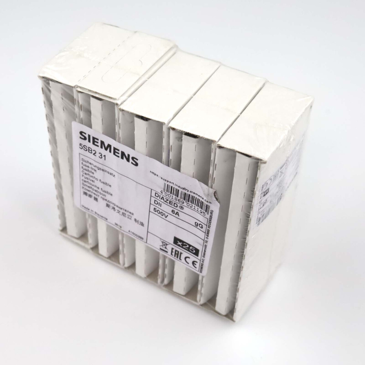 Siemens Diazed DII Sicherungseins&auml;tze 5SB2 31...