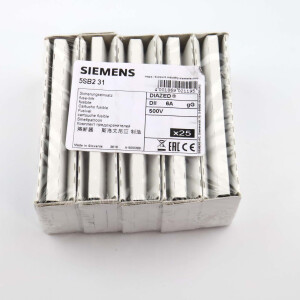 Siemens Diazed DII Sicherungseinsätze 5SB2 31 (25Stk.) OVP