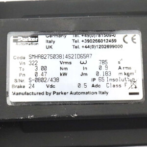 Parker Servomotor SMHA827503814S2ID65A7 GEB