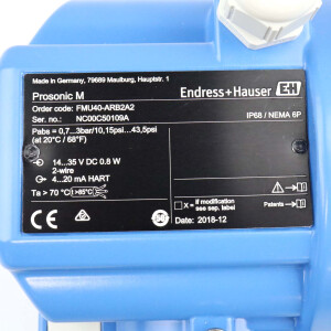 Endress+Hauser Füllstandssensor Prosonic M FMU40-ARB2A2 OVP
