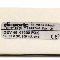 di-soric Laser-Einweglichtschranke OEV 40 K 2000 P3K OVP